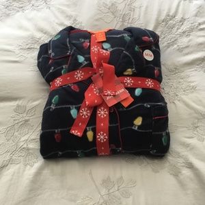Ladies fleece Christmas themed pajamas
